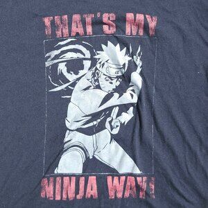 Shonen Jump Naruto Shippuden t-shirt Men's size Large My Ninja Way!